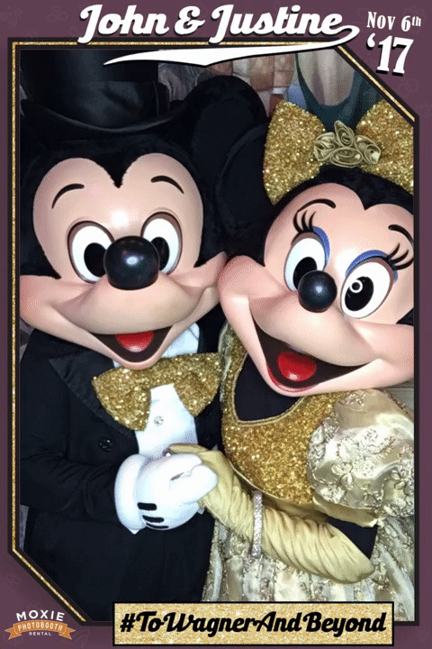 Mickey and Minnie GIF Selfie